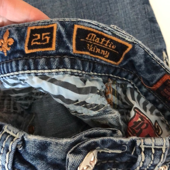 Rock Revival jeans Mattie skinny size 25 women’s - Picture 11 of 12